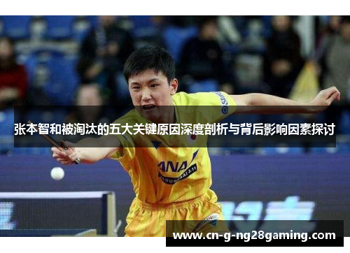 张本智和被淘汰的五大关键原因深度剖析与背后影响因素探讨